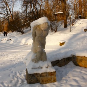 R. Āboliņa zvejnieku skulptūra R. Āboliņa zvejnieku skulptūra