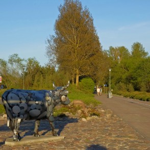 Skulptūra "Akmeņu govs" Ventspilī Skulptūra "Akmeņu govs" Ventspilī