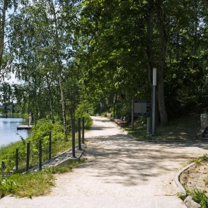 Ogres upes promenāde Ogres upes promenāde