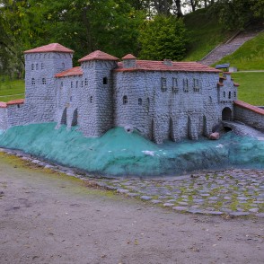 Bruņinieku pils makets, Kandava Bruņinieku pils makets, Kandava