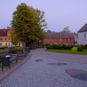 Kandavas vecpilsētas vakara ainava Kandavas vecpilsētas vakara ainava