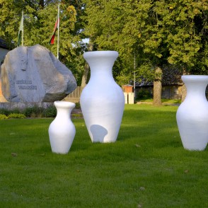 Māla podi Valdemārpils pilsētas ainavā Māla podi Valdemārpils pilsētas ainavā