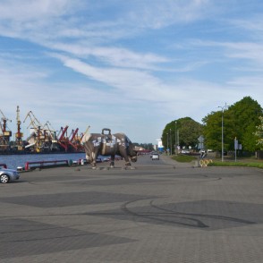 Ostas ielas promenādes panorāma Ostas ielas promenādes panorāma