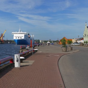 Ostas ielas promenādes panorāma Ostas ielas promenādes panorāma