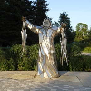 Zvejnieka skulptūra Engures Zušuciema parkā Zvejnieka skulptūra Engures Zušuciema parkā