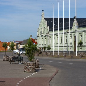 Ostas ielas promenādes panorāma Ostas ielas promenādes panorāma