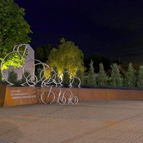 Vides objekts Latvijas Riteņbraucēju Vienības braucienam Siguldā Vides objekts Latvijas Riteņbraucēju Vienības braucienam Siguldā