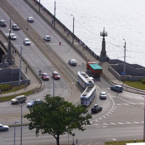 Rīgas panorāma (skats no Pēterbaznīcas torņa) Rīgas panorāma (skats no Pēterbaznīcas torņa)