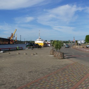 Ostas ielas promenādes panorāma Ostas ielas promenādes panorāma