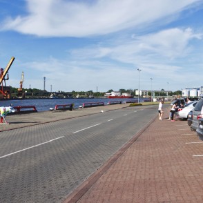 Ostas ielas promenādes panorāma Ostas ielas promenādes panorāma