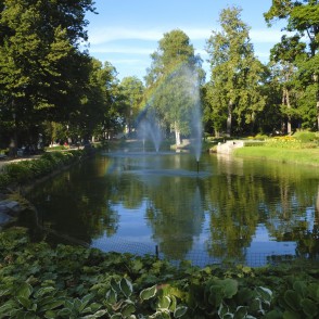 Strūklakas Maija parkā Cēsīs Strūklakas Maija parkā Cēsīs