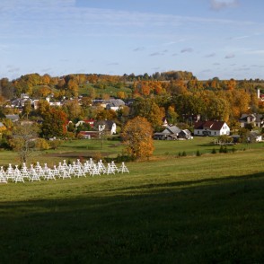 Sabile Town Autumn Panorama Sabile Town Autumn Panorama
