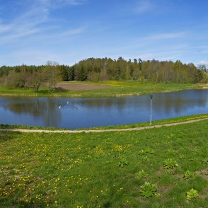 Durbes pilskalna takas panorāma Durbes pilskalna takas panorāma