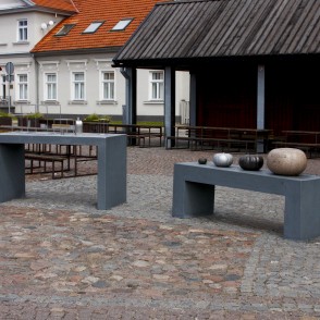 Tēlnieka Gļeba Panteļejeva veidotā svaru, tilpumu un mēru ekspozīcija Tēlnieka Gļeba Panteļejeva veidotā svaru, tilpumu un mēru ekspozīcija