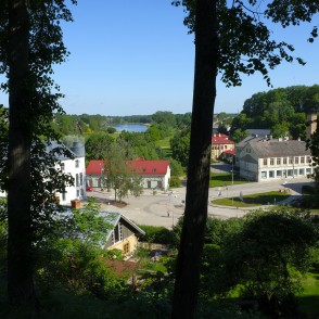 Skats uz Talsiem no Ķēniņkalna Skats uz Talsiem no Ķēniņkalna