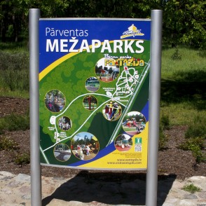 Pārventas Mežaparka informācijas zīme Pārventas Mežaparka informācijas zīme