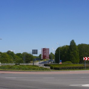 Apļveida krustojums Ventspilī Apļveida krustojums Ventspilī