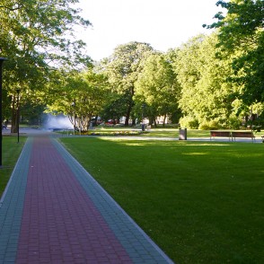 Jaunpilsētas laukuma ainava Jaunpilsētas laukuma ainava