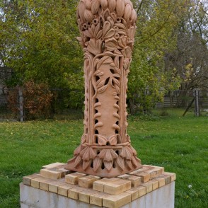 Lielformāta uguns skulptūra ''Akant'' Lielformāta uguns skulptūra ''Akant''