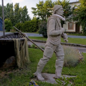 The fisherman sculpture „Oskars” The fisherman sculpture „Oskars”