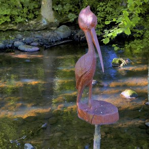 Koka skulptūra - Gārnis Koka skulptūra - Gārnis