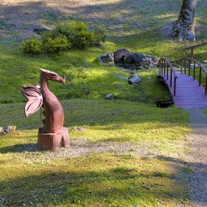 Koka skulptūra - Pūķis Koka skulptūra - Pūķis