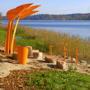 Makšķerēšanas vieta Alūksnes ezera krastā Makšķerēšanas vieta Alūksnes ezera krastā