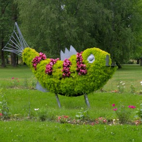 Puķu skulptūra "Zemūdens pasaule", Ventspils Puķu skulptūra "Zemūdens pasaule", Ventspils