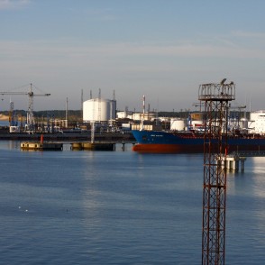Skats uz Ventspils ostu Skats uz Ventspils ostu