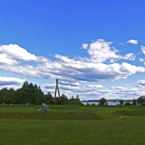 Lībiešu vadoņa Ako piemiņas zīme Lībiešu vadoņa Ako piemiņas zīme