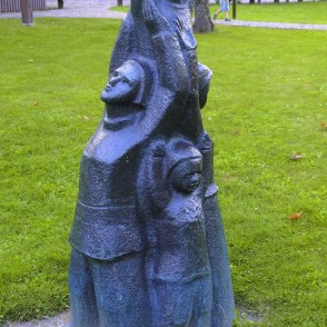 L. Rezevskas skulptūra "Ave sol" (1978) L. Rezevskas skulptūra "Ave sol" (1978)