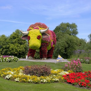 Ziedu skulptūra PUĶU GOVS Ziedu skulptūra PUĶU GOVS
