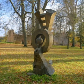 Sculpture In The Territory Of Liepa Manor Sculpture In The Territory Of Liepa Manor