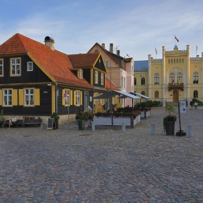 Kuldīgas vecpilsēta, rātslaukums Kuldīgas vecpilsēta, rātslaukums