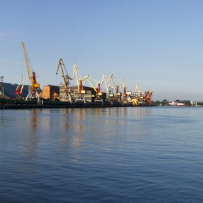 Skats uz Ventspils ostu Skats uz Ventspils ostu