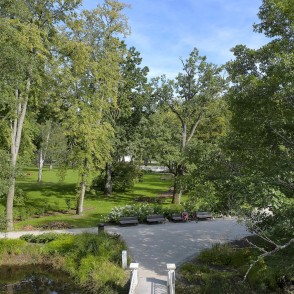 View of Kemeri resort park from a bridge View of Kemeri resort park from a bridge