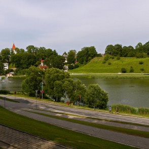 Talsu ainava ar Talsu ezeru Talsu ainava ar Talsu ezeru