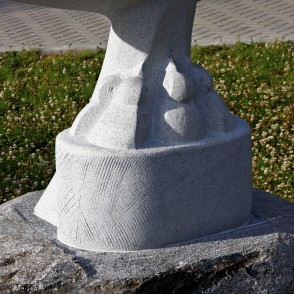 J.Karlova skulptūras "Baltā Cielava" fragments J.Karlova skulptūras "Baltā Cielava" fragments