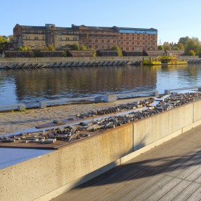 Tirdzniecības kanāla un tā krastmalas ielu makets Tirdzniecības kanāla un tā krastmalas ielu makets