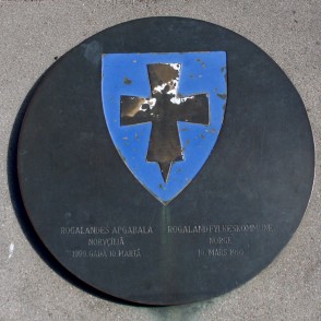 Sadraudzības pilsētas ģerbonis (Rūgalannes apgabals – Norvēģija) Sadraudzības pilsētas ģerbonis (Rūgalannes apgabals – Norvēģija)