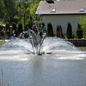 Strūklaka purvāju auga – parastās cirvenes – veidā, Dobele Strūklaka purvāju auga – parastās cirvenes – veidā, Dobele