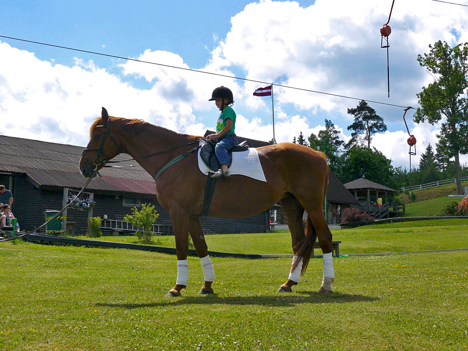Horse riding at the recreation center "Zviedru cepure"