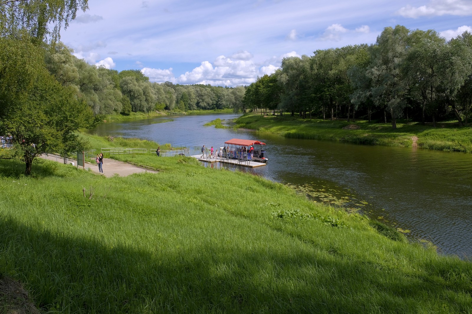 River Gauja tram